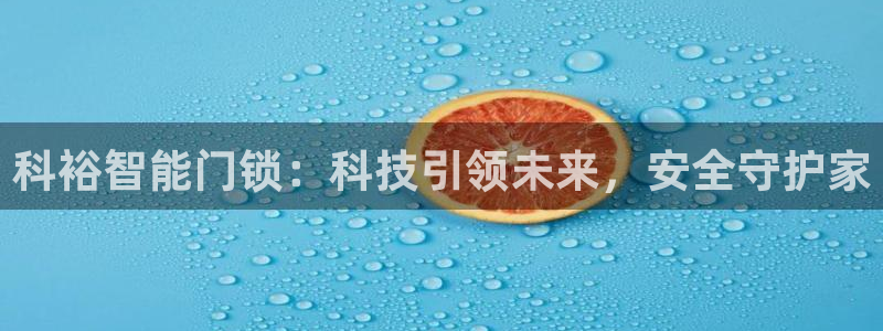 开丰娱乐登陆：科裕智能门锁：科技引领未来，安全守护家