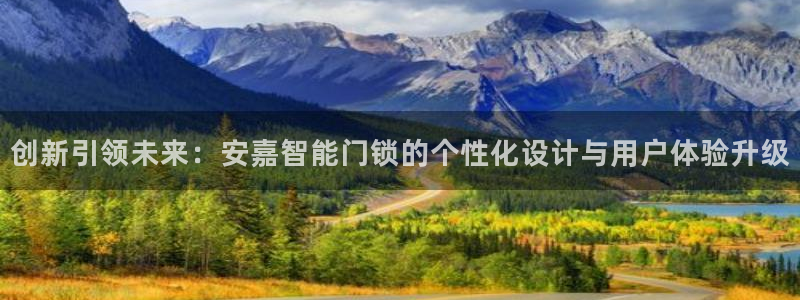 开丰娱乐登入地址查询：创新引领未来：安嘉智能门锁的个性化设计