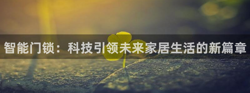 开丰娱乐登录地址入口：智能门锁：科技引领未来家居生活的新篇章