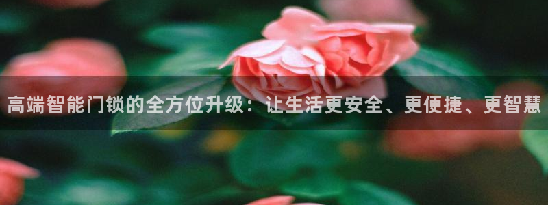 开丰娱乐行业恢复时间：高端智能门锁的全方位升级：让生活更安全