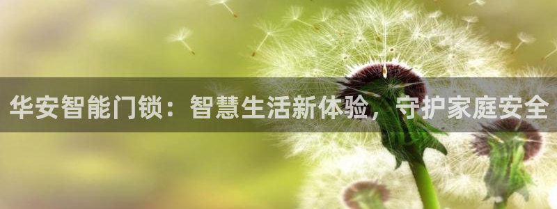 开丰娱乐67 5138：华安智能门锁：智慧生活新体验，守护家