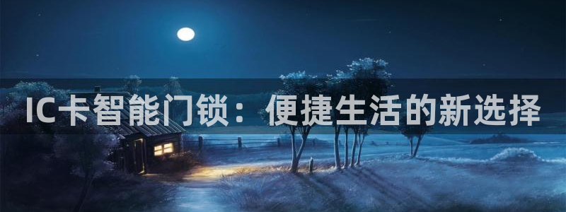 开丰娱乐月：IC卡智能门锁：便捷生活的新选择
