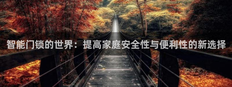 开丰娱乐平台登录网址：智能门锁的世界：提高家庭安全性与便利性