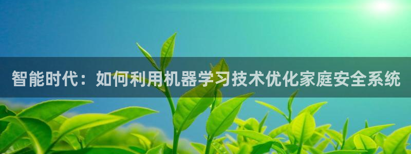 开丰娱乐日7O667：智能时代：如何利用机器学习技术优化家庭