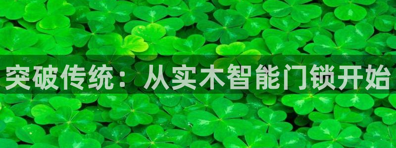 开丰娱乐地址查询：突破传统：从实木智能门锁开始