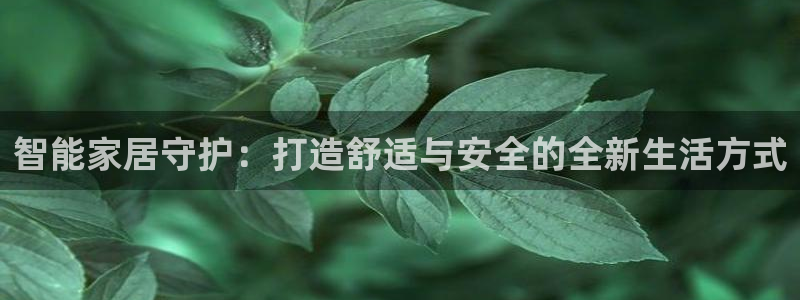 开丰娱乐日7O667：智能家居守护：打造舒适与安全的全新生活