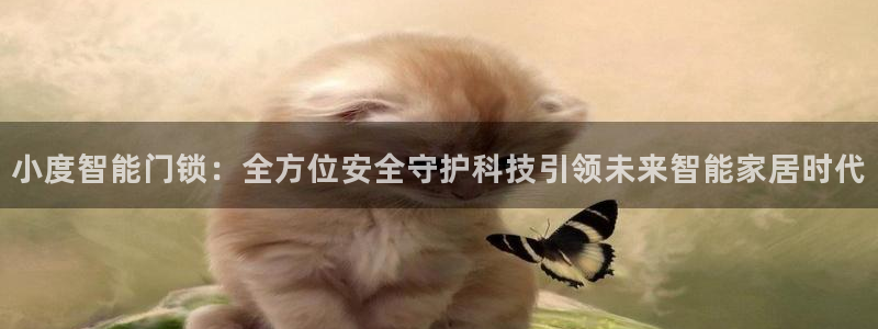 开丰娱乐平台：小度智能门锁：全方位安全守护科技引领未来智能家