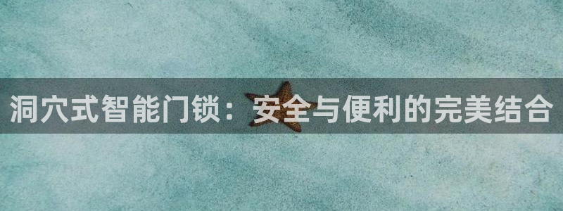 开丰娱乐地址查询：洞穴式智能门锁：安全与便利的完美结合