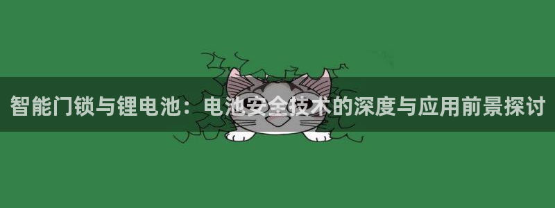 开丰娱乐上：智能门锁与锂电池：电池安全技术的深度与应用前景探