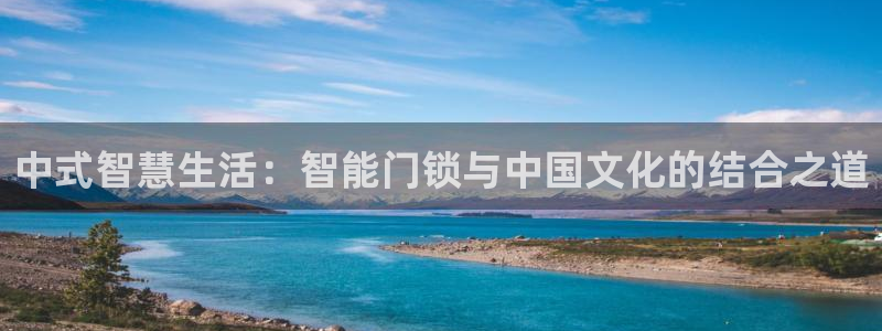 开丰娱乐注册系究耍333OO：中式智慧生活：智能门锁与中国文