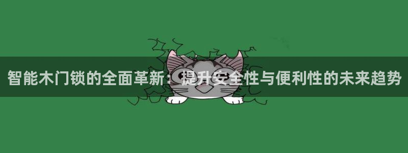 开丰娱乐体育平台：智能木门锁的全面革新：提升安全性与便利性的